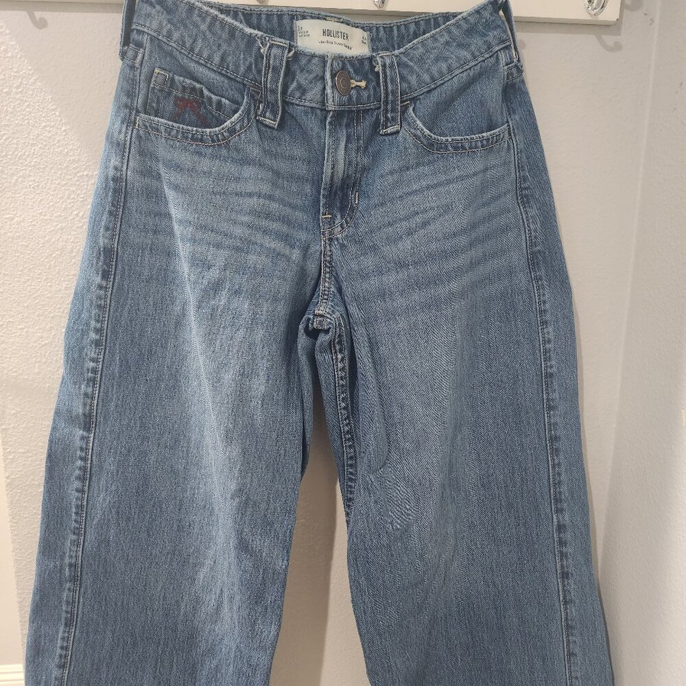 Hollister Light Blue Flare & Wide Leg Jeans
